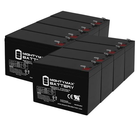 12V 9Ah SLA Replacement Battery for Liebert GXT2-144BATKIT - 8PK -  MIGHTY MAX BATTERY, MAX3983969